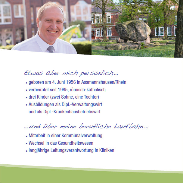 Norbert Kuprian - Bürgermeister für Steinfeld Norbert Kuprian - Bürgermeister für Steinfeld